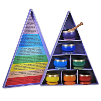7 bols chantants pyramide